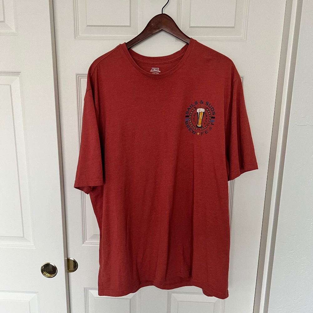 IZOD Salt Water T-Shirt Beach Ocean